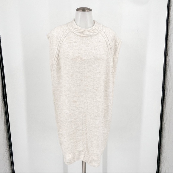 Vero Moda Women's Vigga Sleeveless O Neck Vest Dress in Birch - Picture 2 of 6